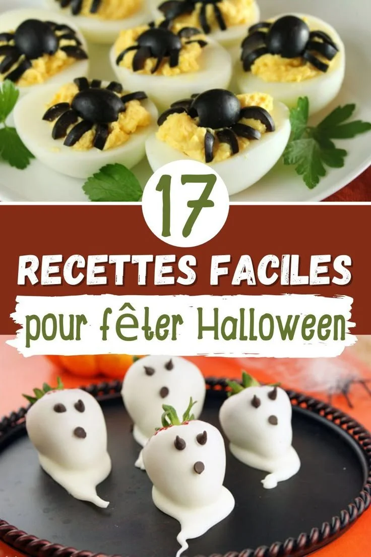 Recettes Halloween faciles et effrayantes pour une fête mémorable.