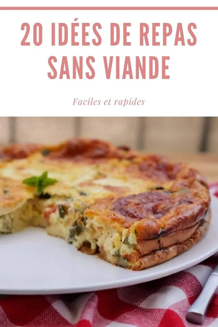 Recettes sans viande pour un repas du soir délicieux et facile