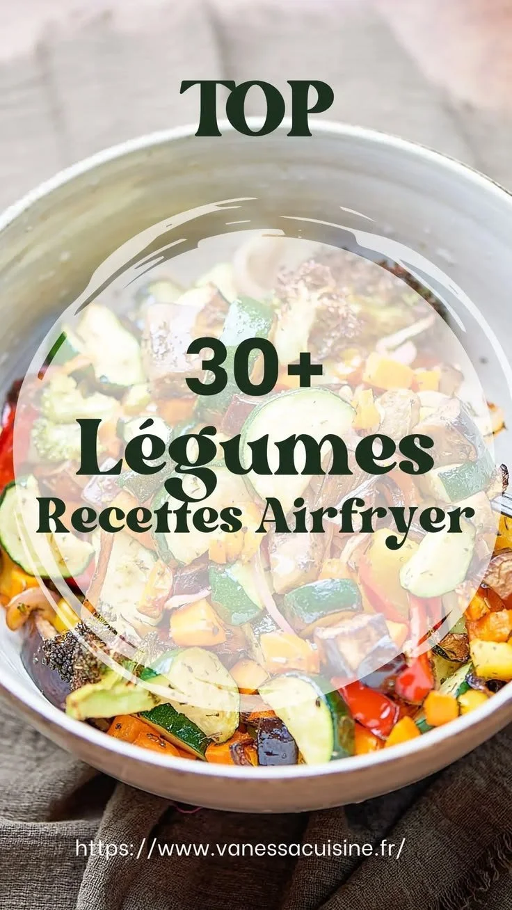 Recettes de légumes préparés au Airfryer, options saines et faciles
