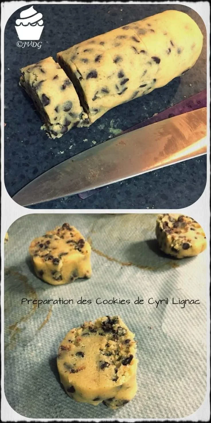 Recette de cookies de Cyril Lignac, délicieuse et simple à réaliser.