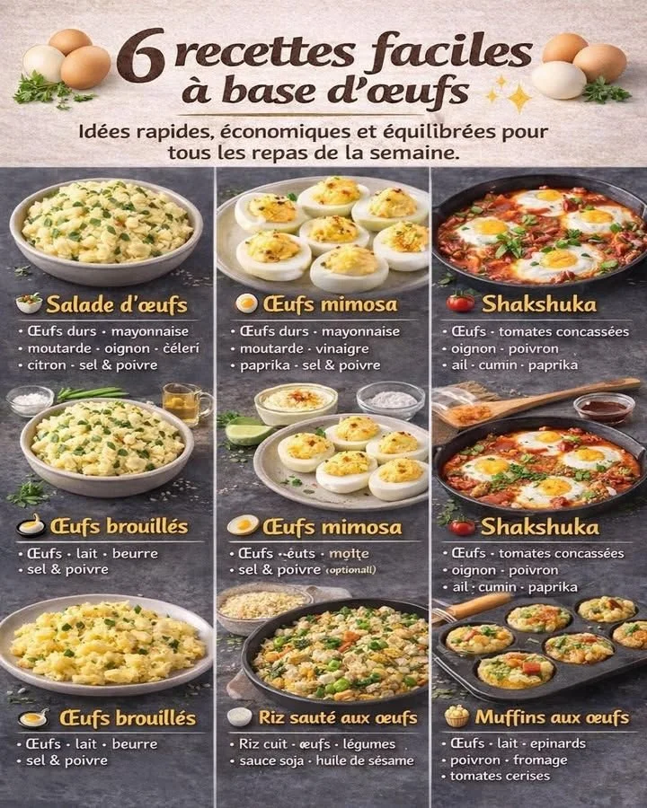 Œufs Mimosa Classiques, une recette facile et gourmande avec des œufs farcis.