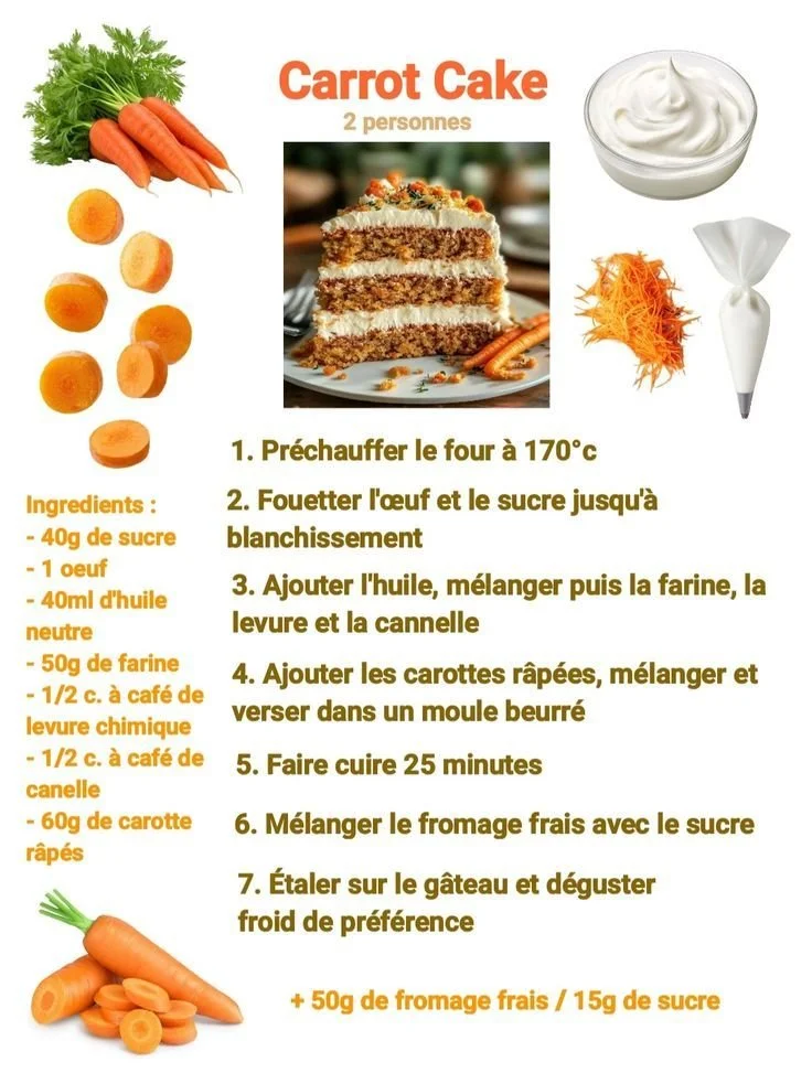 Carrot cake moelleux décoré de noix et de glaçage crémeux